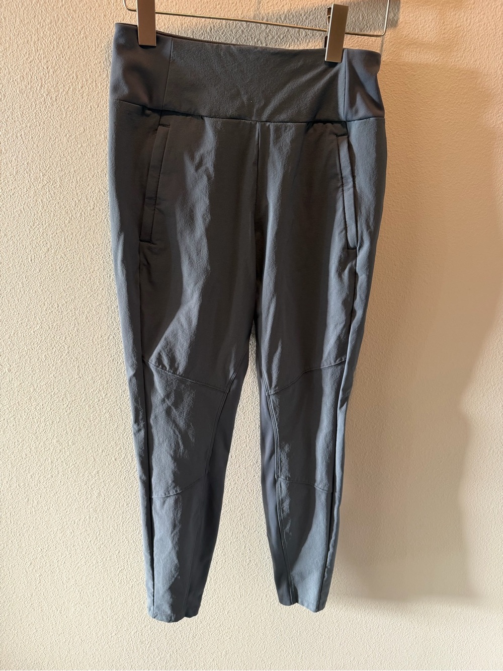 athelta headland hybrid tights gray! 8